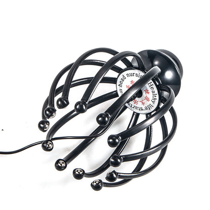 Automatic Electric Scalp Head Massager Relax Calm Stress Octopus Hands-Free New