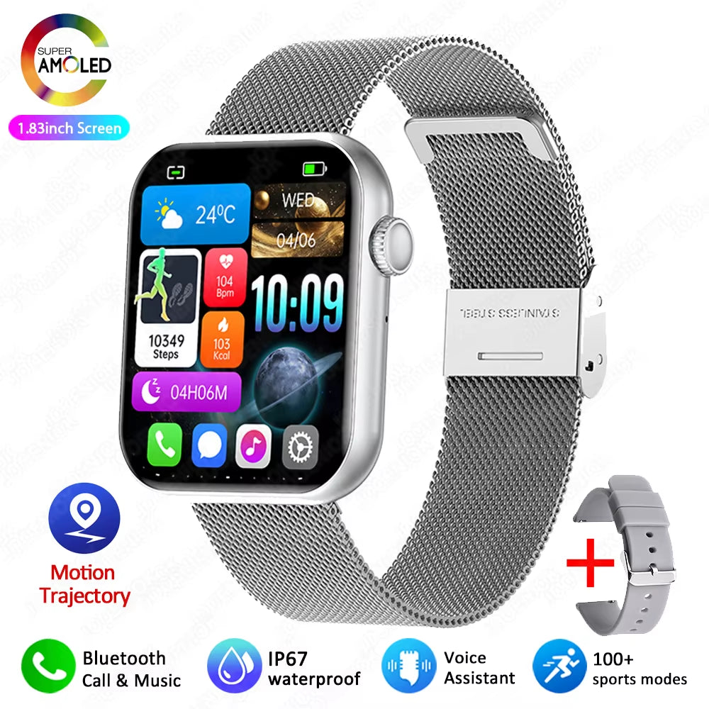 2025 New Bluetooth Call Smart Watch Men Sports Health Band Heart Rate Health Monitoring Waterproof Women Smartwatch