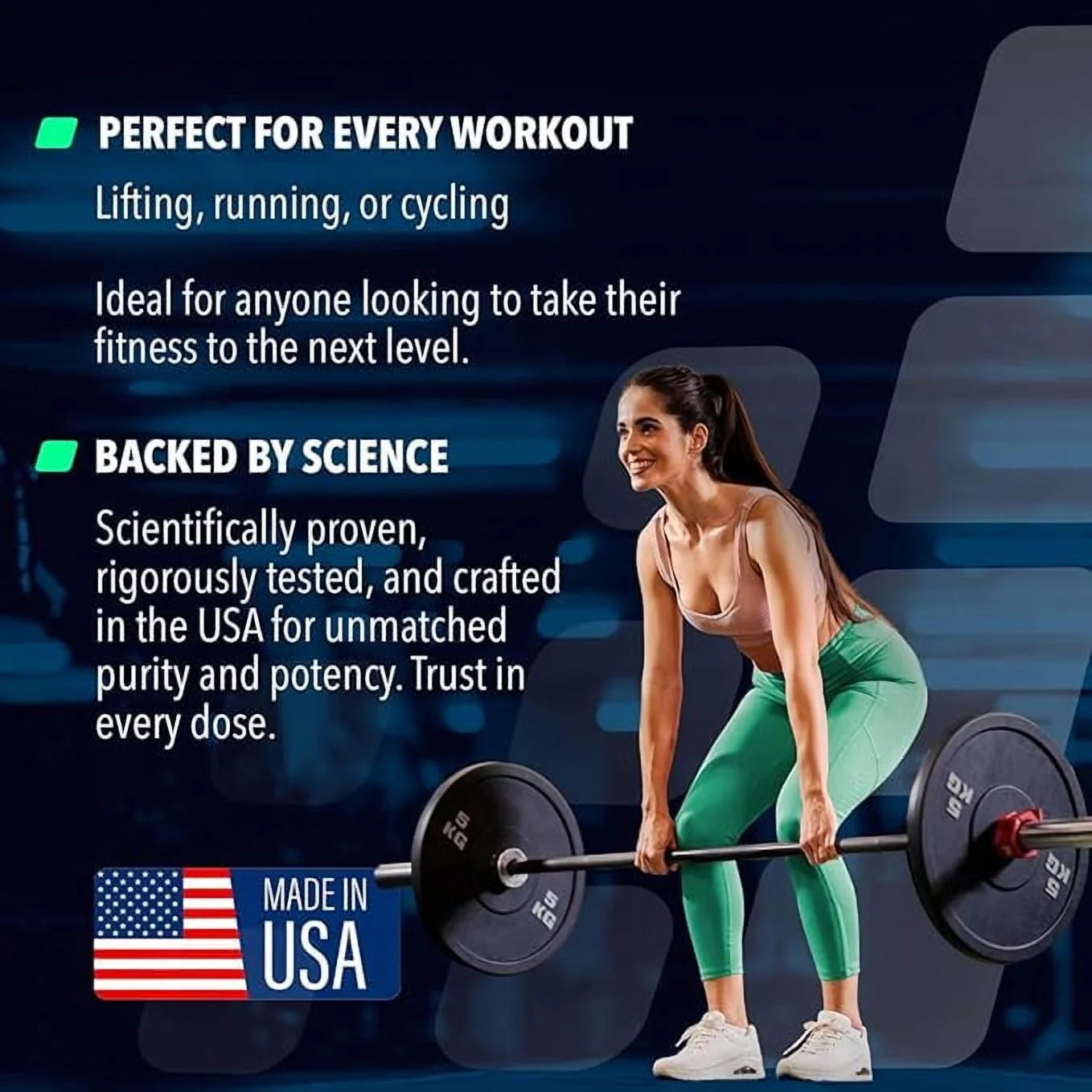 Pre-Workout Powder – Energy, Focus, Strength & Endurance Support for Men & Women – Strawberry Lemonade – 25 Servings