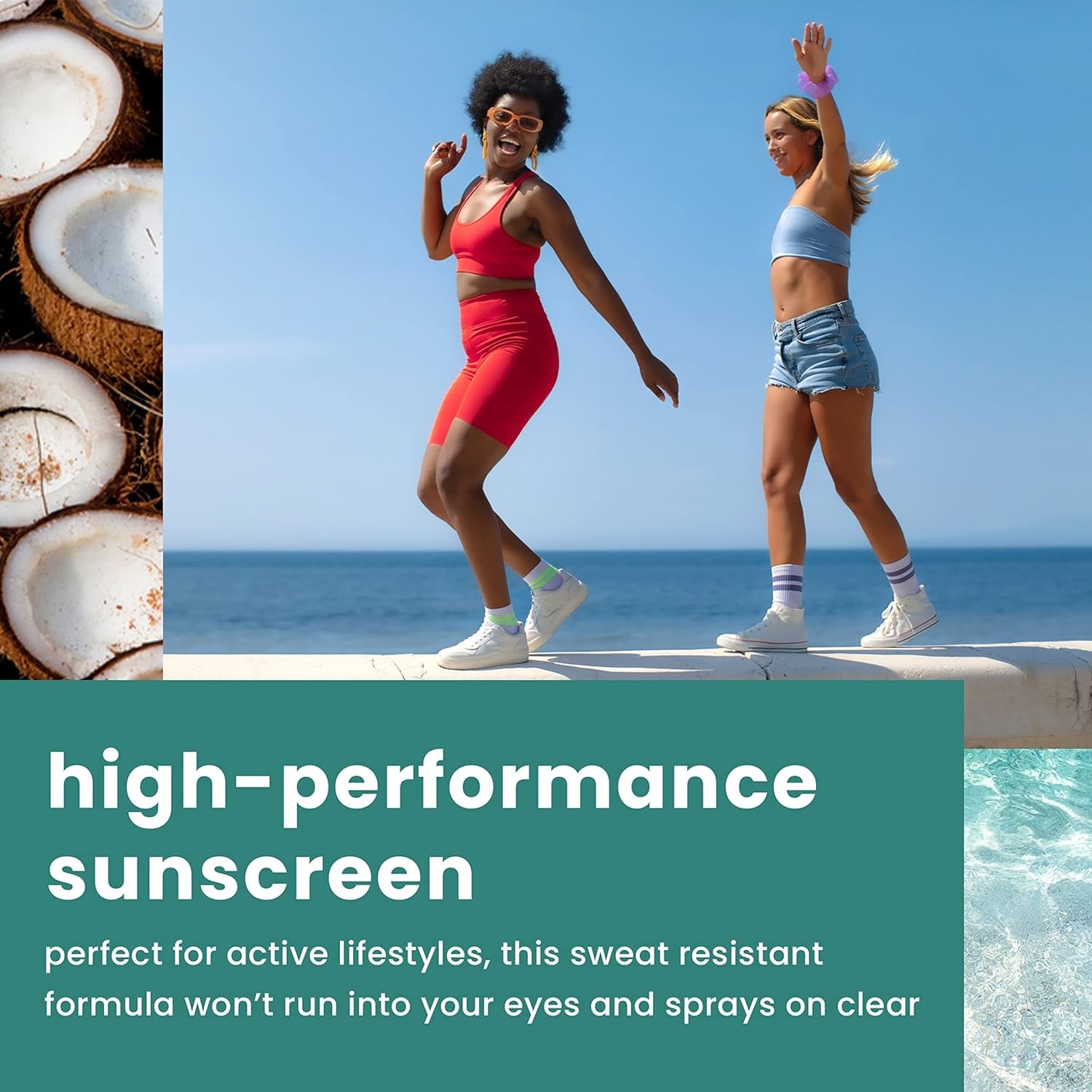Island Sport Sunscreen Spray, Easy to Apply, Broad-Spectrum Protection, SPF 15, 6 Ounces. (Packaging May Vary)