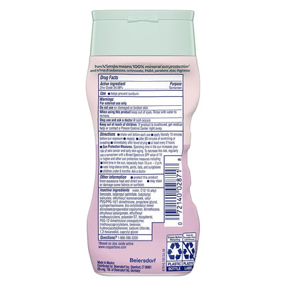Pure and Simple Baby Sunscreen Lotion SPF 50, Zinc Oxide Mineral Sunscreen for Babies, Hypoallergenic and Tear Free, 6 Fl Oz Bottle, Pack of 18