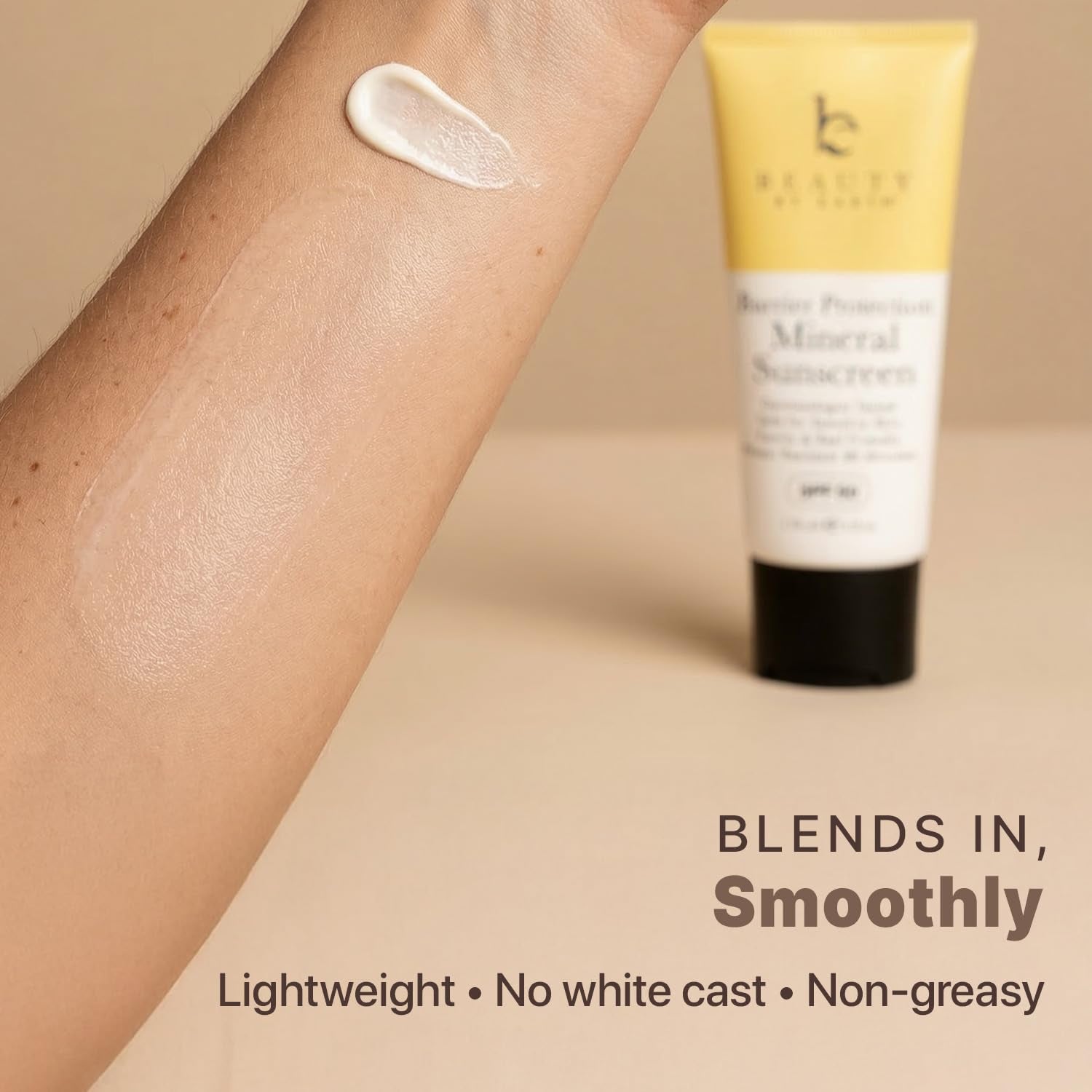 Mineral Body Sunscreen SPF 50 – Non-Nano Zinc Oxide, 80 Min Water Resistant, Made in USA with Organic & Natural Ingredients