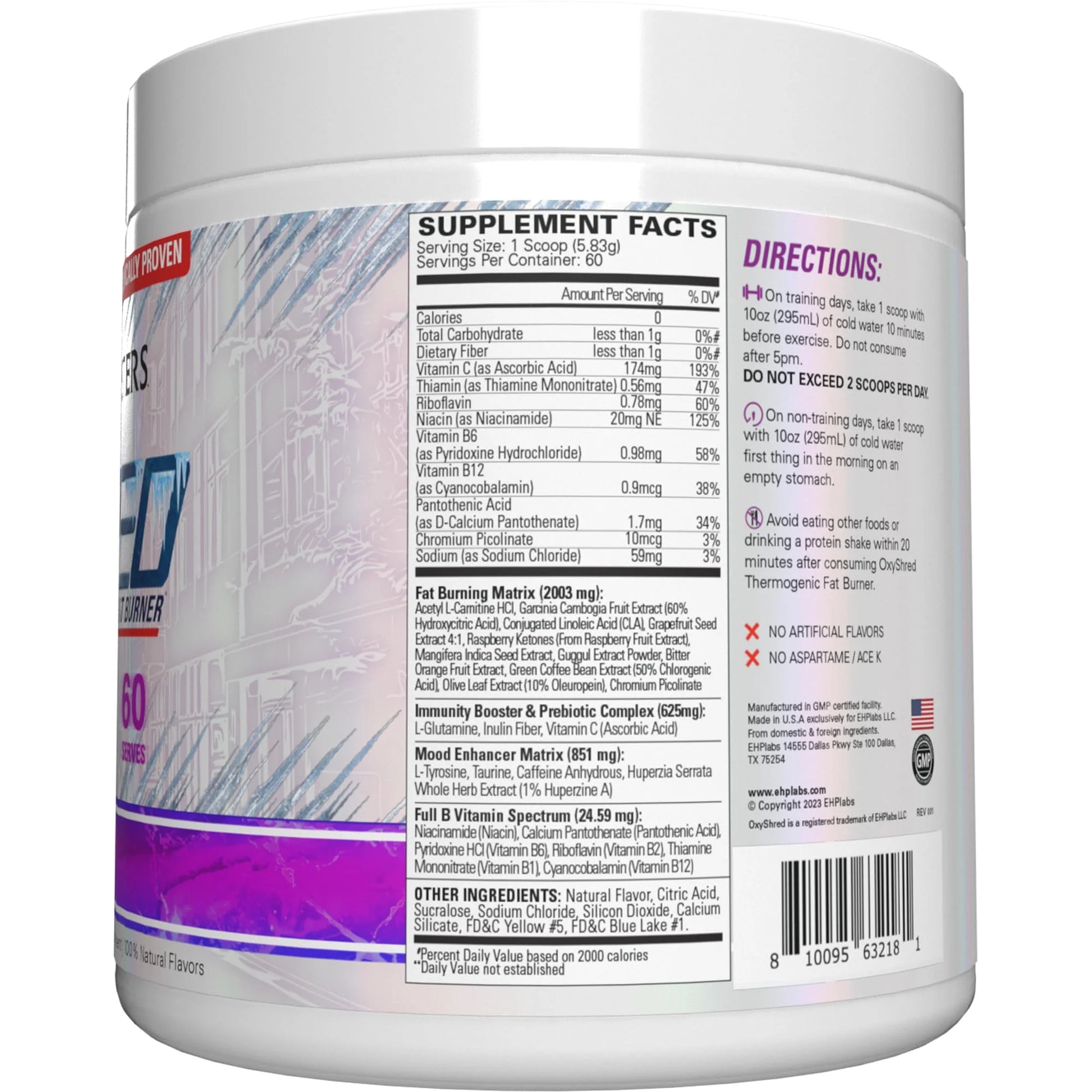 X Ghostbusters Oxyshred Pre Workout Powder Supplement - Preworkout Powder with Acetyl L Carnitine, Energy Boost Drink - Ecto Freeze, 60 Servings