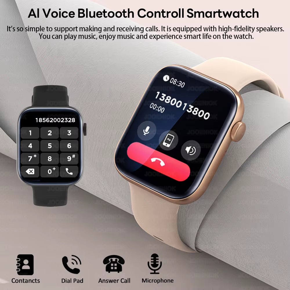 2025 New Bluetooth Call Smart Watch Men Sports Health Band Heart Rate Health Monitoring Waterproof Women Smartwatch