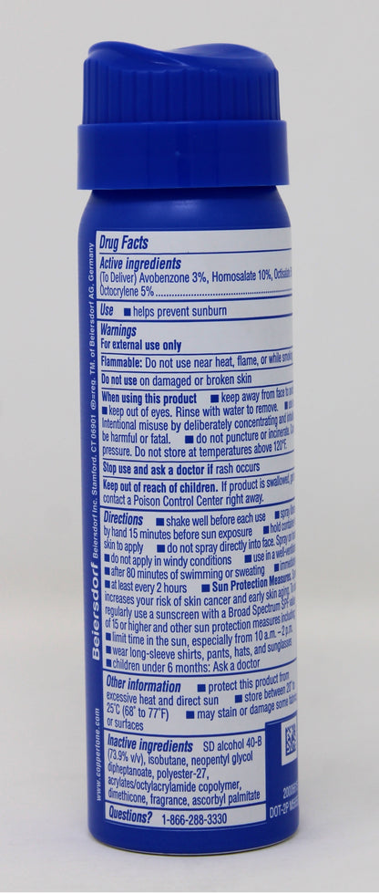 Sport SPF 50 CS Travel Spray, 1.6 Ounce (Pack of 5)