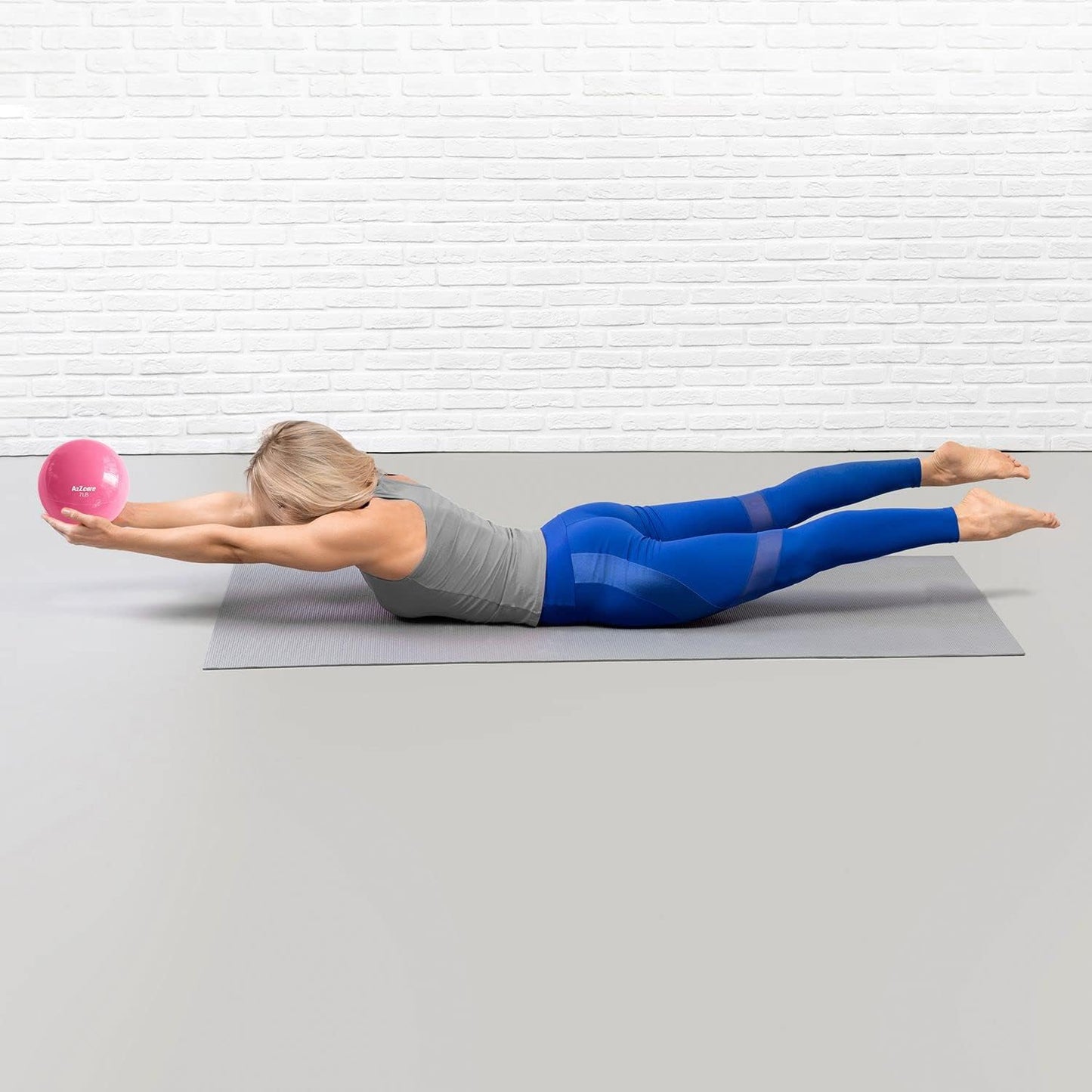 Toning Ball - Weighted Toning Exercise Ball - Soft Weighted Medicine Ball for Pilates, Yoga, Physical Therapy and Fitness