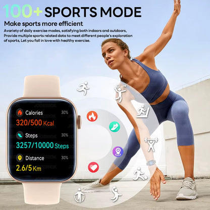 2025 New Bluetooth Call Smart Watch Men Sports Health Band Heart Rate Health Monitoring Waterproof Women Smartwatch