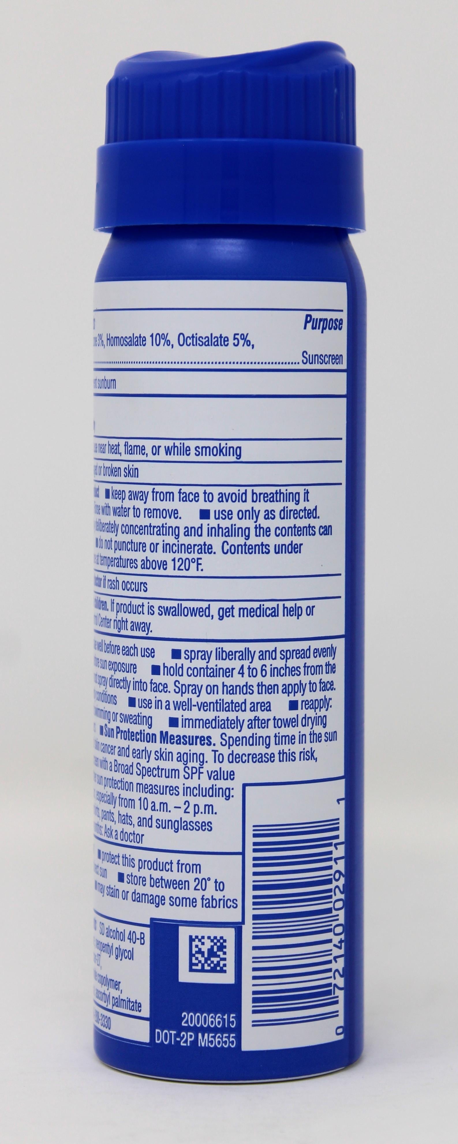 Sport SPF 50 CS Travel Spray, 1.6 Ounce (Pack of 5)