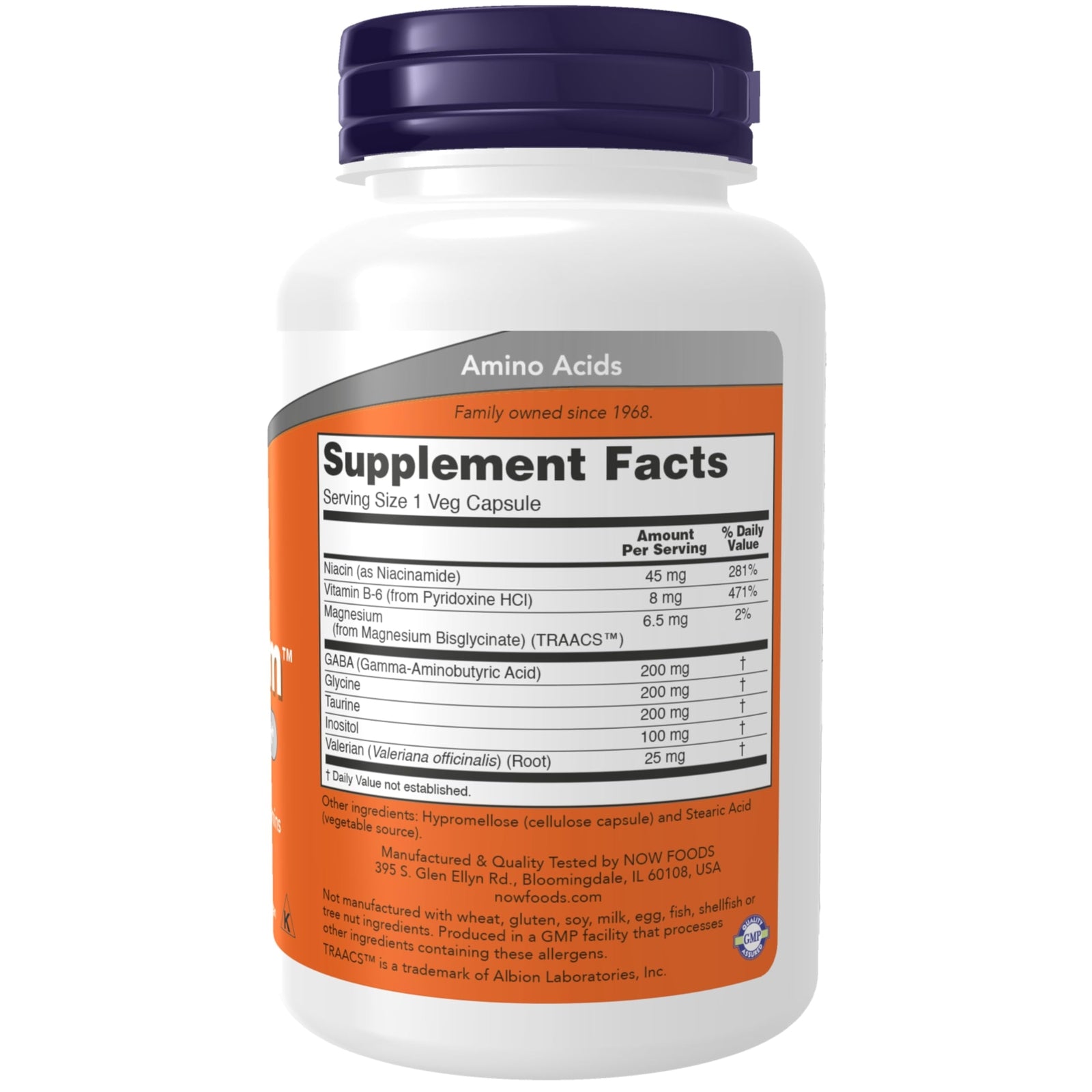True Calm Nutritional Supplement 90 Count GABA Glycine Taurine Valerian
