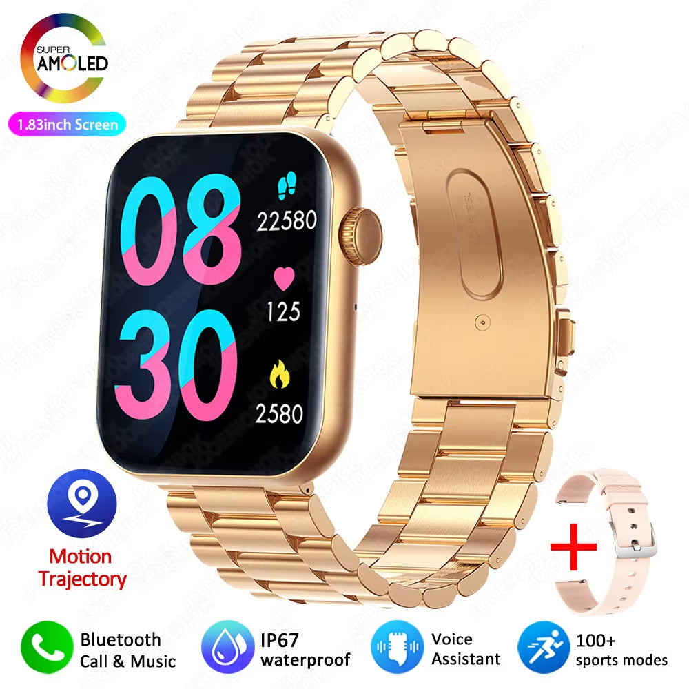 2025 New Bluetooth Call Smart Watch Men Sports Health Band Heart Rate Health Monitoring Waterproof Women Smartwatch